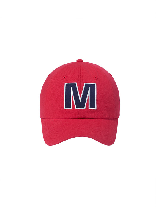 CAP M SATIN_RED NAVY