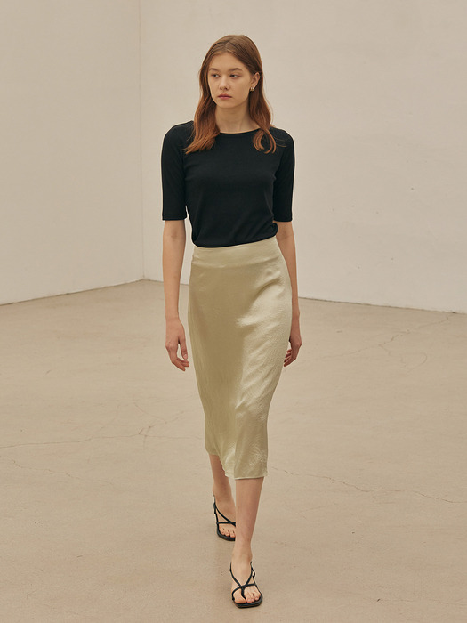 TULIP SATIN SKIRT (3colors)