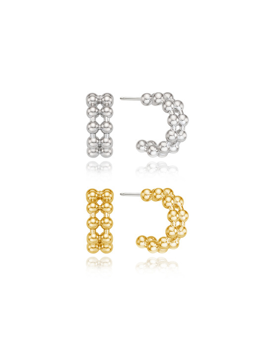 Ball Double Ring Earrings_VH2479EA001M