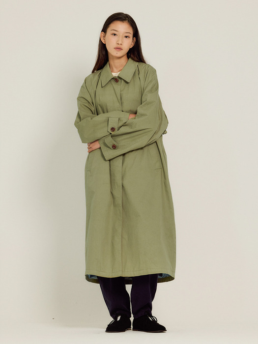 Row Trench Coat (Khaki)