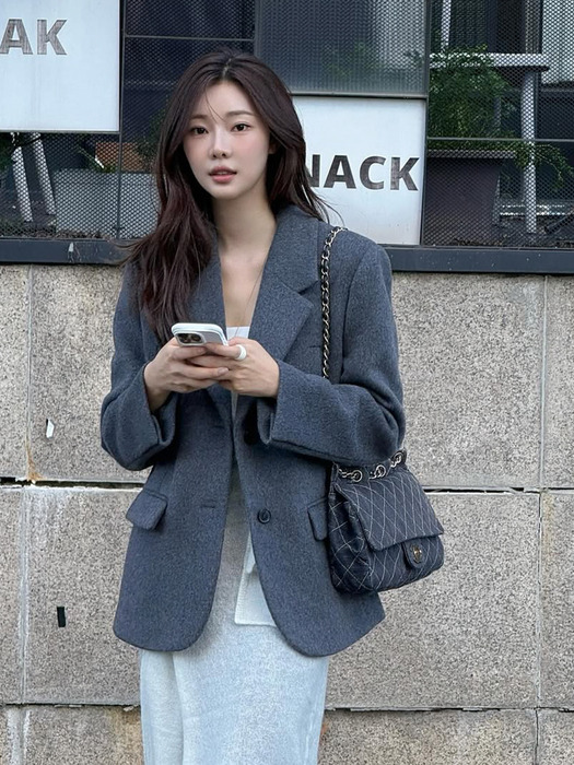 클래식 울 캐시미어 자켓 NEW5XJA22_1F