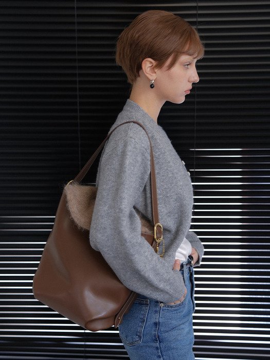 Belted Carryall Medio Brown