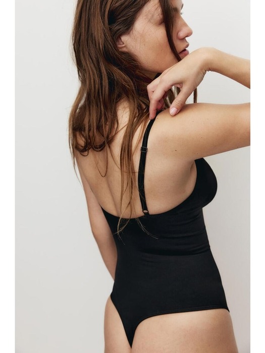 쉐이핑 Thong 바디수트 Sculpting 블랙 1218329001