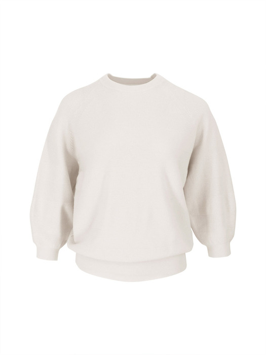 Raglan Round Neck Capri Knitwear (6colors)