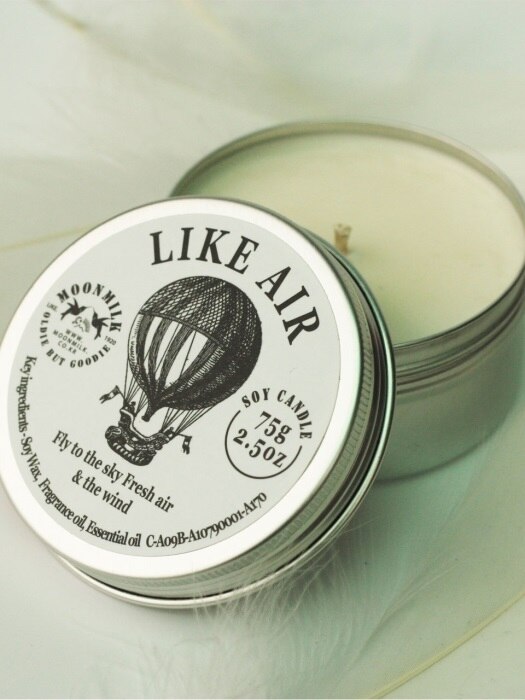 SOY CANDLE Tin case 캠핑