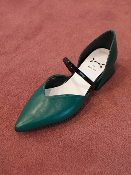 Fairy pitta flat / YY8S-F04 Green+Black