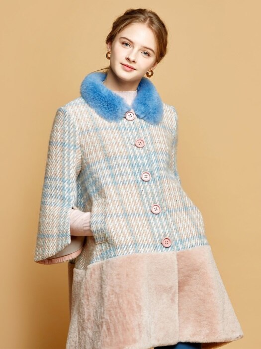 LEA / Wool Shearling Coat
