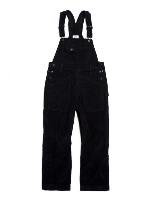 [UNISEX] C 2017 Corduroy Overall Pants U #Black