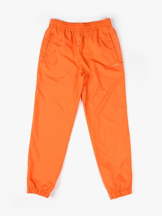 Side Logo Nylon Pants - Orange