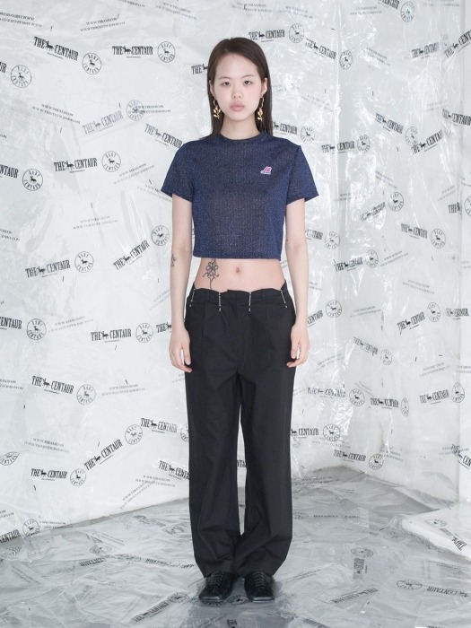 [BC19SSTS08]TWINKLE CROP T SHIRT