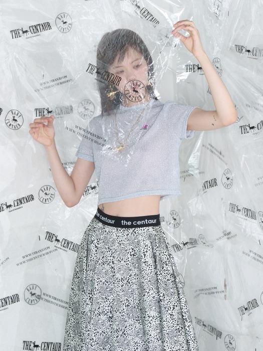 [BC19SSTS08]TWINKLE CROP T SHIRT
