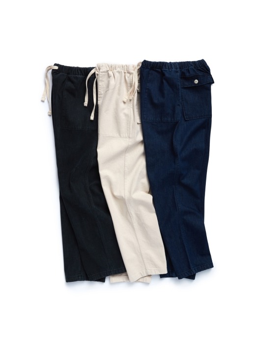 Heavy Cotton Easy pants (Natural)