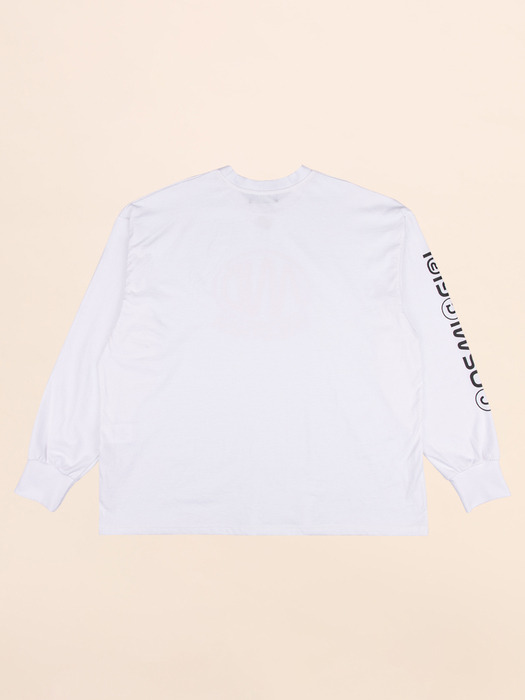 White ANDTHEOTHER Long Sleeves T