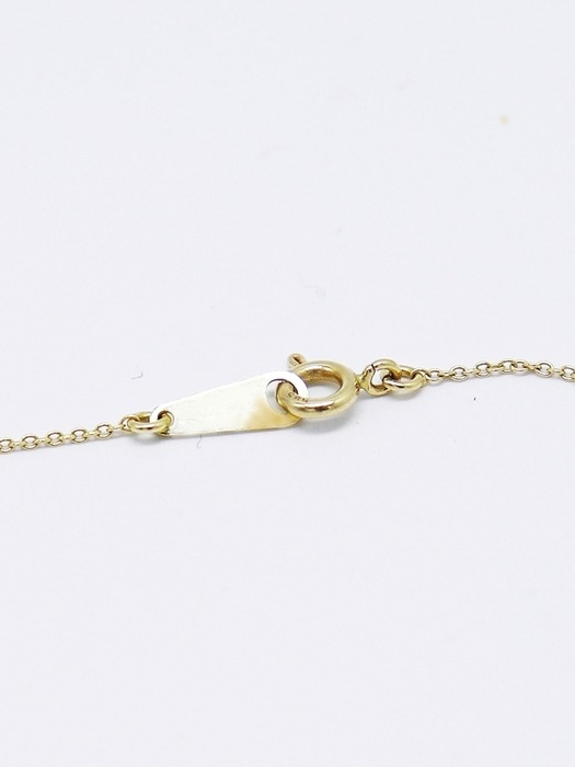 Simple heart 14K gold Necklace 14k 하트 체인 목걸이
