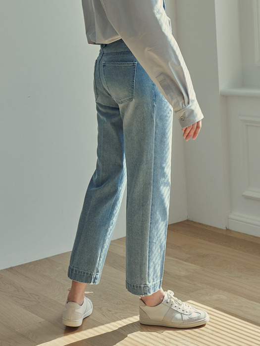 COZY SEMI WIDE DENIM_WASHED(W)