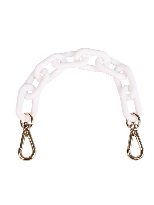 chain strap white