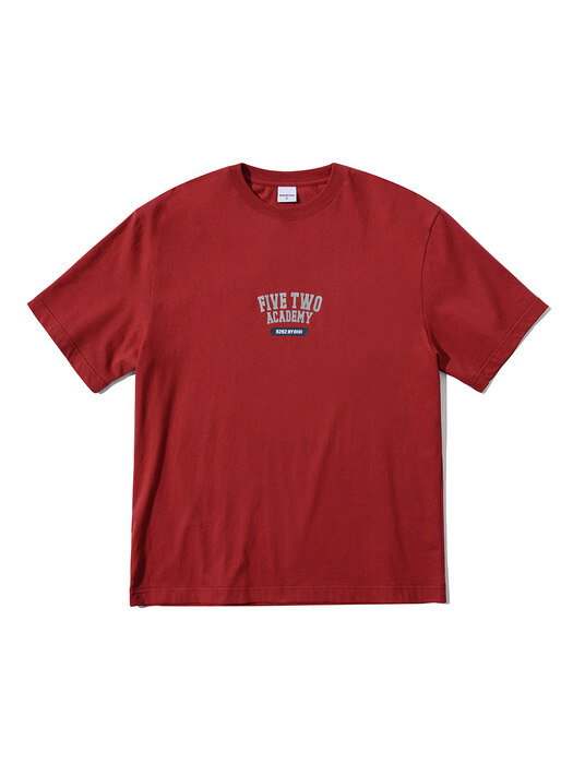 FIVETWO ATHLETIC T-SHIRTS [BURGUNDY]