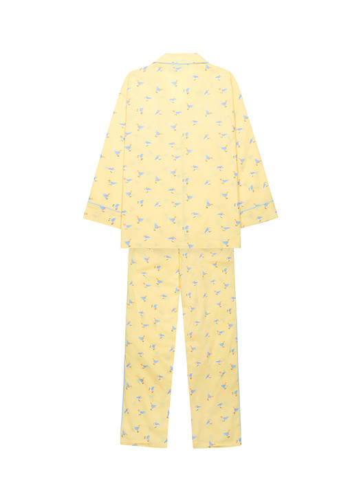 Buddy Robin Pajama Set (Sweetcorn Yellow)