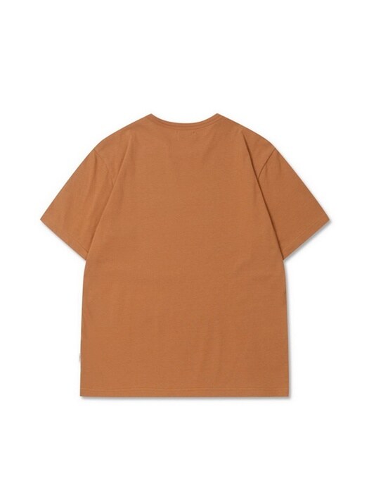 DOUBLE RIBS TEE 더블립 티셔츠(Brown)
