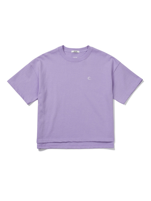 Logo Short T-Shirt Lavender