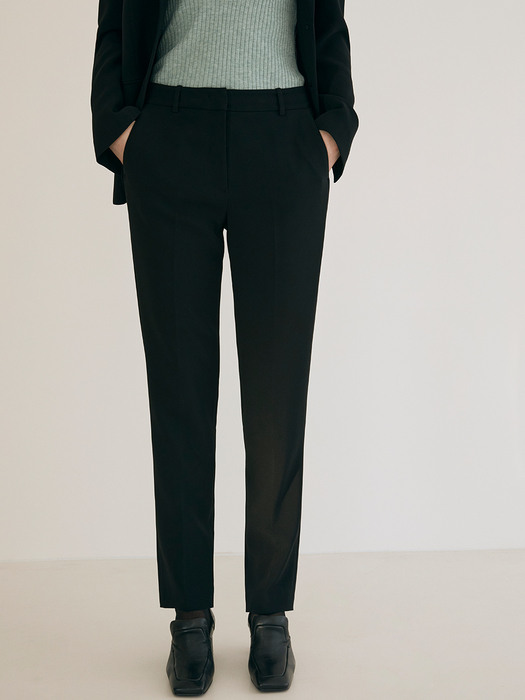 [Drama Signature] One-button Blazer + Straight Trousers SET (BLACK)