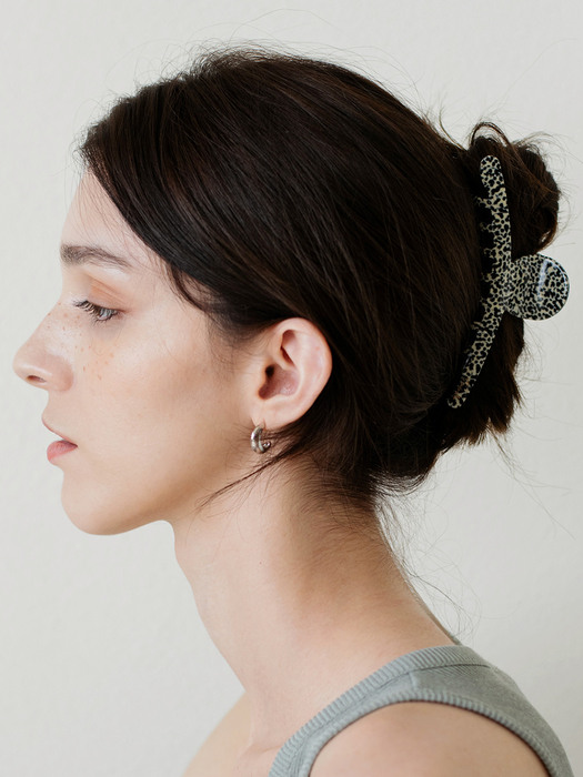 Minimal Hoop Earring, Jane(M) (Silver)