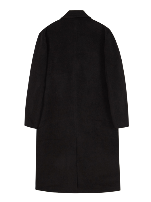 OVERFIT DOUBLE BREASTED WOOL COAT_BLACK