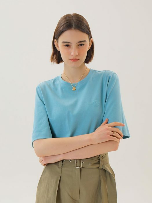 Embroidered Basic T-shirt NW2XWE101