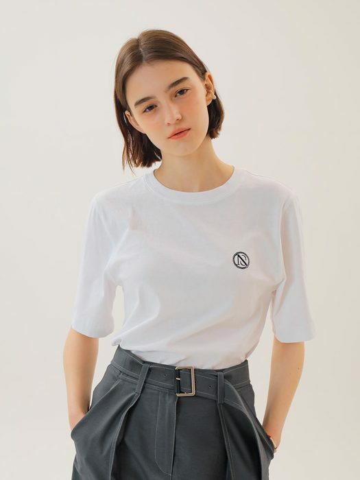 Embroidered Basic T-shirt NW2XWE101