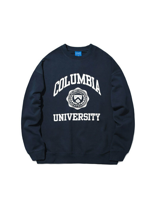 UNIVERSITY SEAL LIGHT TERRY SWEATSHIRTS 다크네이비