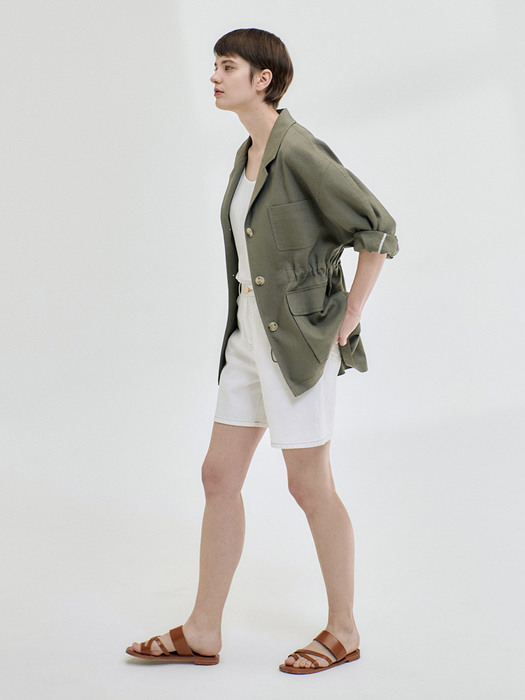 22MN linen field jacket [KA]