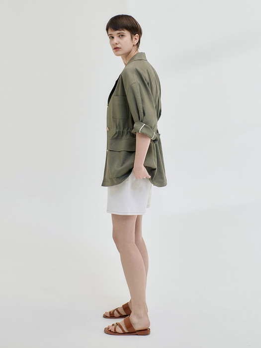 22MN linen field jacket [KA]