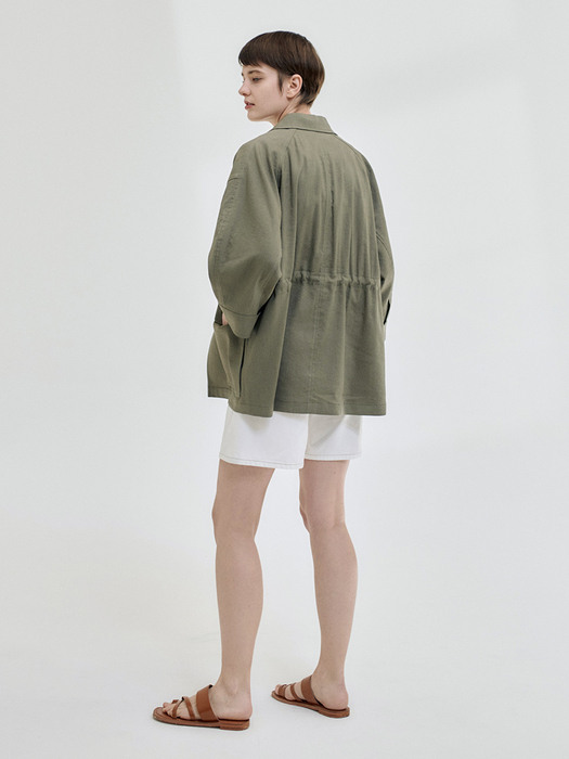22MN linen field jacket [KA]
