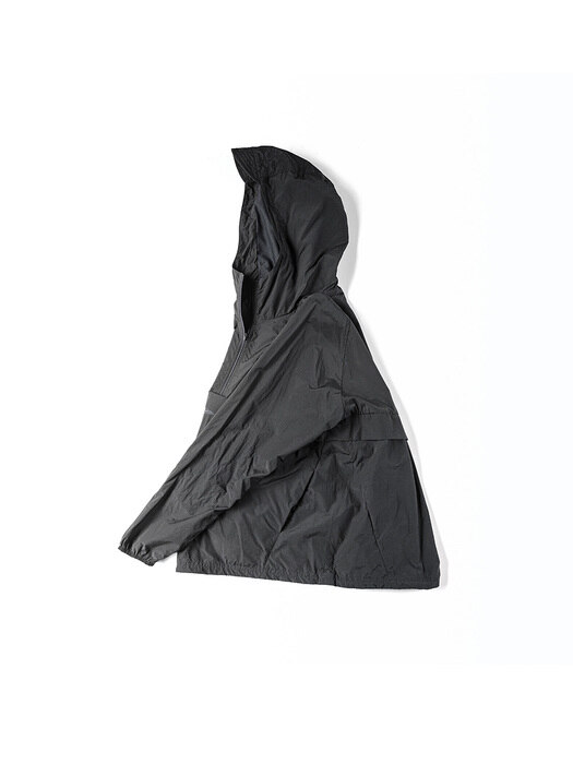 OURSELVES PACKABLE TRAVELLER ANORAK (Charcoal)