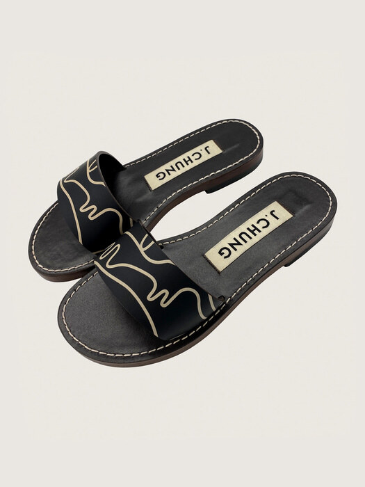 Kyma Slides_Black+Ivory