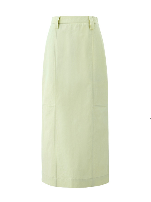 Stich H-line long skirt - Mint