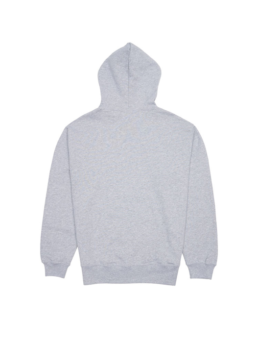 AN OVER SWEAT HOODY - MIXED GREY