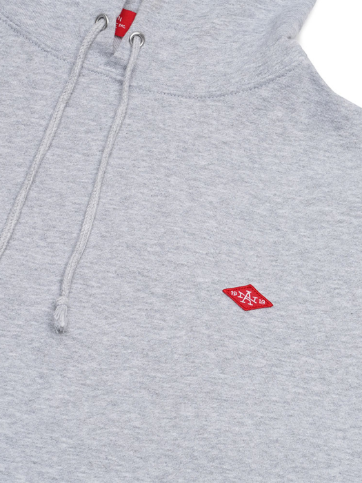 AN OVER SWEAT HOODY - MIXED GREY