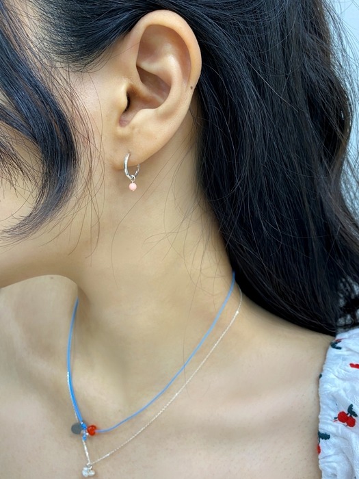 [단독] [Silver] Petit Gems Ring Earrings_2Color