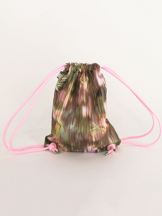 Eco flower string bag - Brown
