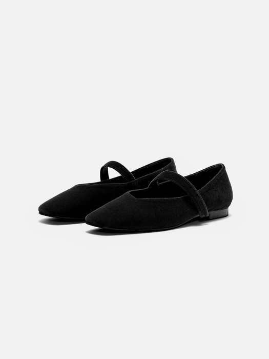 Rowie mary jane shoes Suede Black