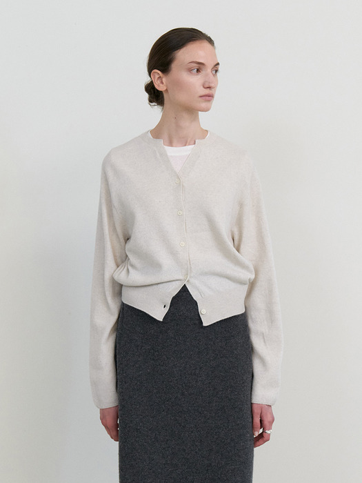 [6차] Cashmere whole garment round cardigan_6COLORS