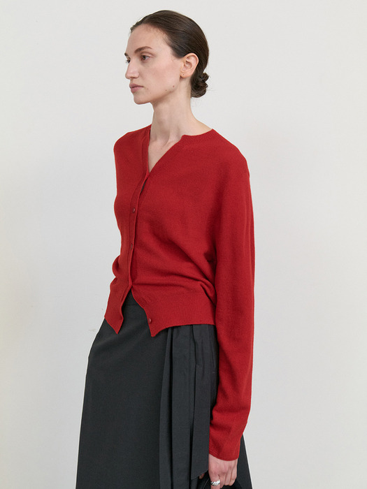 [6차] Cashmere whole garment round cardigan_6COLORS