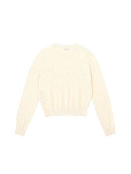 ESSENTIAL SHORT PULLOVER_IVORY