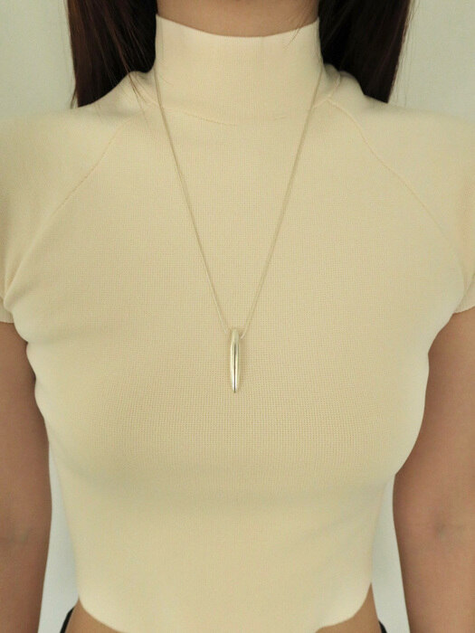 BULLET NECKLACE Small (Silver/ 55cm)
