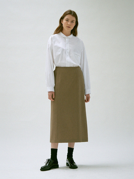 Libre H Line Skirt (Brown)