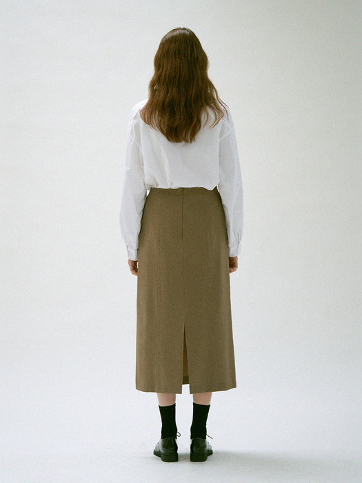 Libre H Line Skirt (Brown)