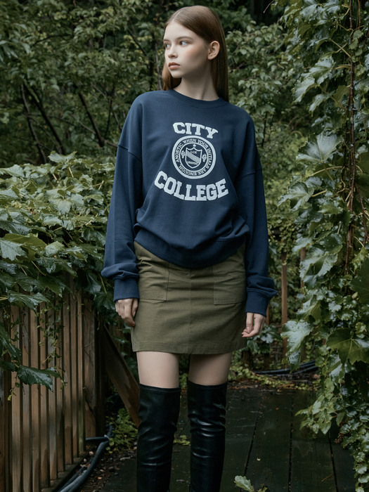 CITY COLLEGE SWEATSHIRT_NAVY