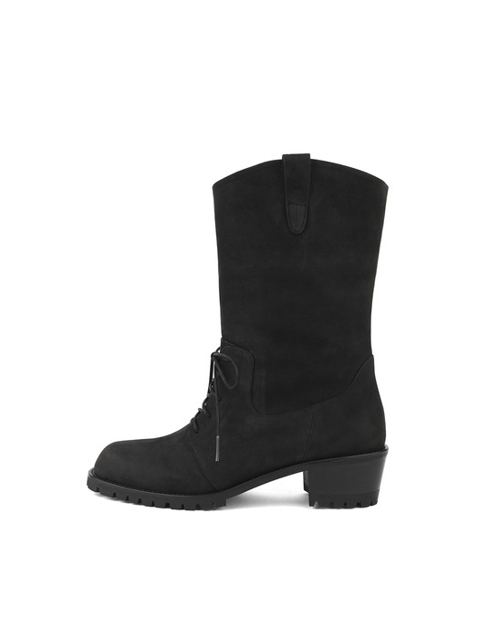 Walk with me Middle Boots - Black 