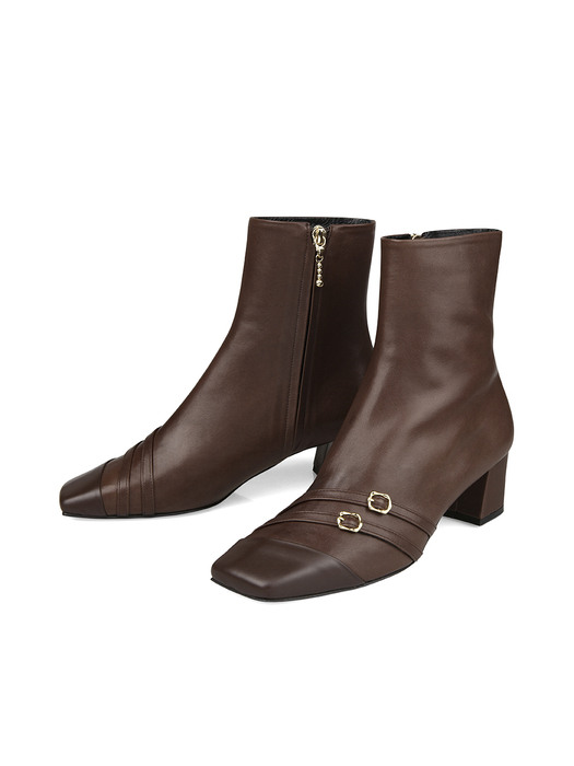 Mell Booties - Brown